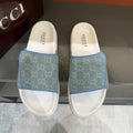 Gucci Monogram Slide Sandals — hero