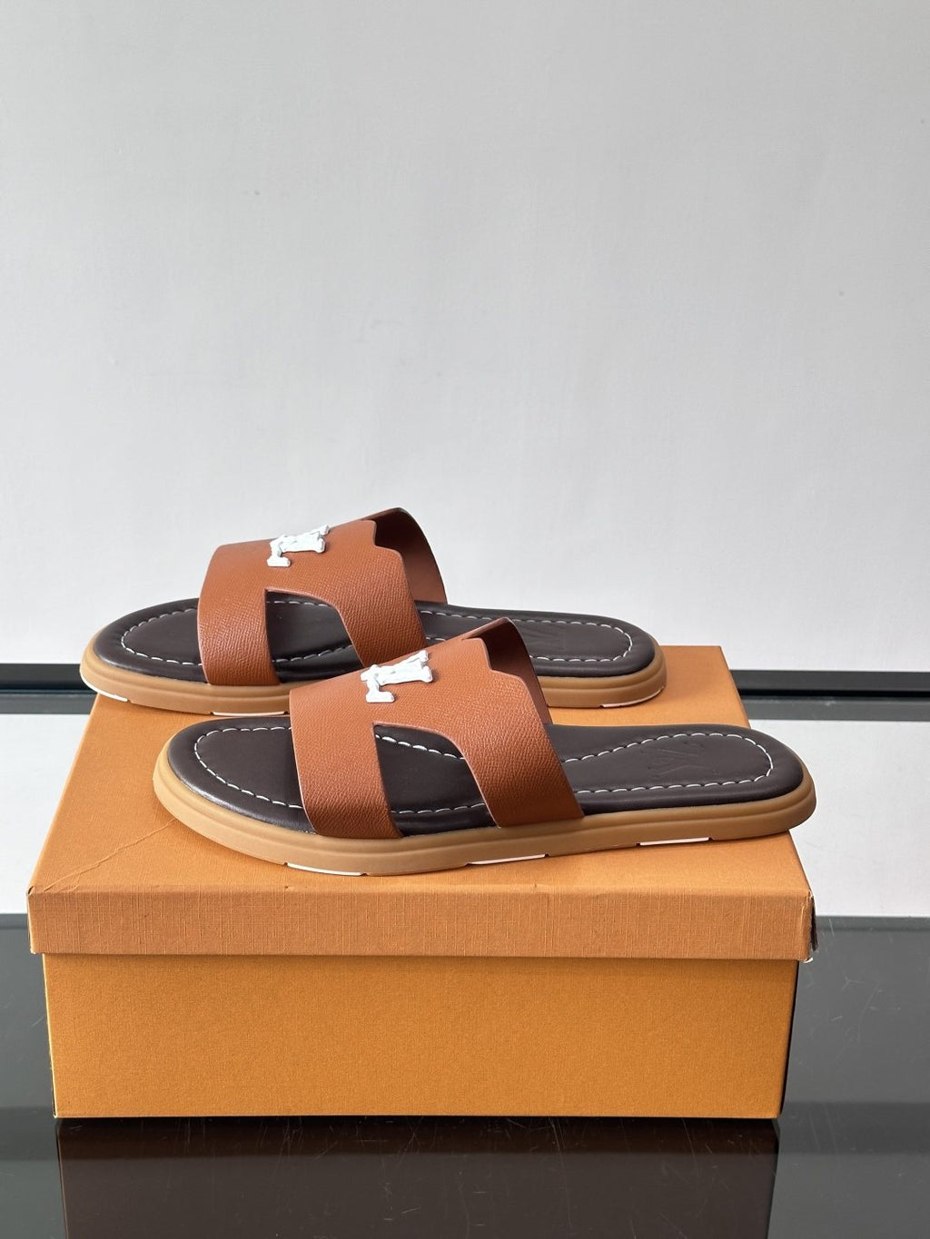 Louis Vuitton Isola Monogram Slide Sandals — side